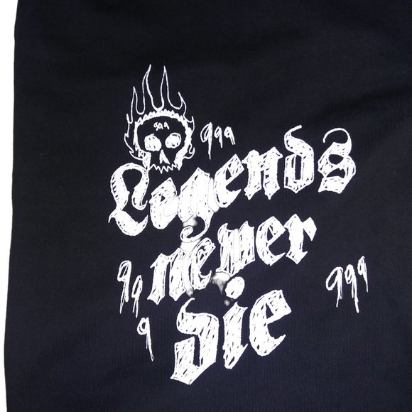 JuiceWrld Legends Never Die X 999 Black Cotton Shorts Drawstring Men's Size S - Picture 7 of 8